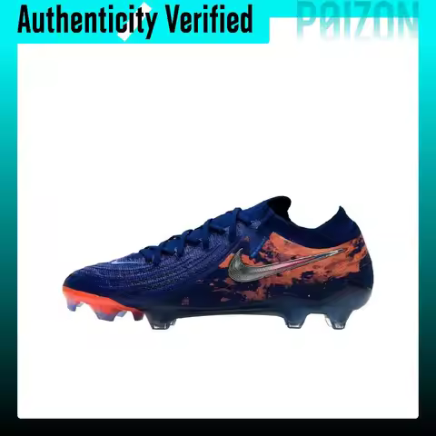 Nike Phantom GX 2 Elite FG Firm Ground Fabric Soccer Shoes Men's Blue Orange HF6361-400