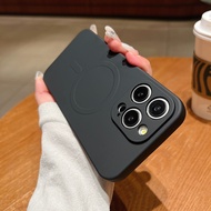 TEMU Premium Matte Magnetic Phone Cover Designed For Iphone Models 17, 16e, 15, 13, 11, 14, And 12 P