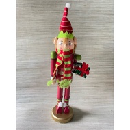 Hobby Lobby Christmas Elf Nutcracker Wooden Figure Decor