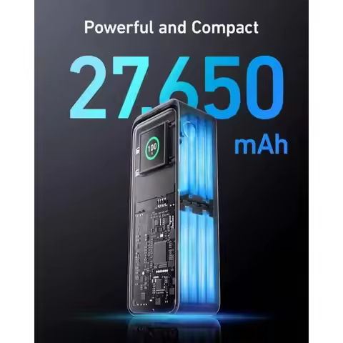 Anker GaN Prime Power Bank 27650mAh 3-Port 250W Portable Charger Smart App Compatible with Phone