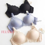 FELANCY WIRELESS LACE BRA 34B 36B WIRELESS LACE BRA 1306
