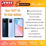 New Smartphone Original Vivo Y21t 4G [ 6+2Gb Ram + 128Gb Rom | 50MP Main Camera | Snapdragon 680 | 18W Fast Charge ]