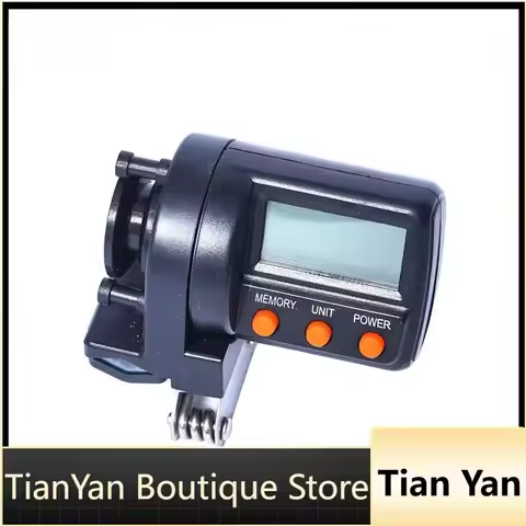 EE1 for Fishing Line Length Depth Gauge Counter 999m ft Digital Display Fishing Counter