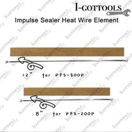 200/300mm Impulse Sealer Heat Wire Element Heating Plate Strip Sealing Machine