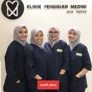 Scrub suit/uniform spa/medical student/dental klinik/baju skrub
