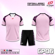 CP SPORT - CP06 PINK Sports Football Kit, Stretch Sesame Fabric BDC-CP06-HOG
