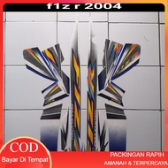 PUTIH Motorcycle sticker f1zr 2004 White Blue/Newest