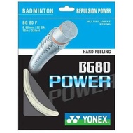 NEW ORIGINAL YONEX BADMINTON STRINGS BG80 - BG 80 POWER SP made in japan