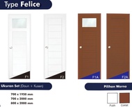 Pintu uPVC S-Plus Type Felice