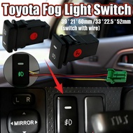 Auto Retrofit Switch Toyota Fog Light Switch Waterproof Toggle Switch Fog Lamp Switch With 4 Line