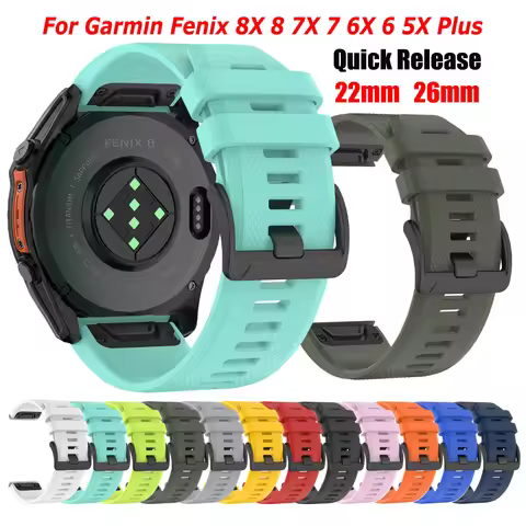 Strap For Garmin Fenix 5 5X Plus 22mm 26mm QuickFit Watchband For Fenix 8pro Fenix 6X 7X 6 7 Pro Epi