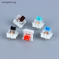 [shengfeia] 10pcs Dustproof Outemu Switch for Mechanical Gamer Keyboard Axis Black CyanTea Green Red Linear Clicky Tactile MX Switches Game Axis [SG]