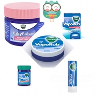 Vicks Vaporub Balsam / Baby Balsam / Inhaler range