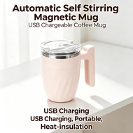 Magnetic Cup Rotag Portable Stiring Cup Heat-insulag Magnetic Mug Usb Charging Automatic Mug Sirring
