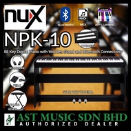 NUX NPK-10 88 Key Digital Piano with Wooden Stand and Bluetooth Connectivity Weighted Keyboard / NPK