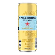 San Pellegrino Essenza Sparkling Mineral Water-Lemon&amp;LemonZest