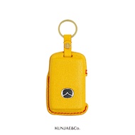 เคสกุญแจรถยนต์ MAZDA หนังแพะ French Goat Leather (Handmade จัดส่งใน 7-10 วัน)