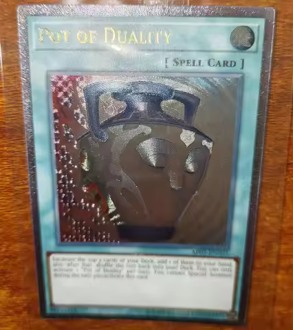 Yu-Gi-Oh Pot Of Duality TCG UTR AP05-EN003 Hobby Collectible Card（Not Original）