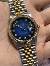 ✅🔵🔵💎原裝漸變藍水泡鑽石面🔵🔵-光線折射下會有不同效果✅ 勞力士Rolex Datejust 16233✅3135機芯✅16238 116233 18038 18238 18388 ✅ 狀態極好✅實