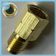 ha 1 Piece 1/4" Female To 1/4" Male Reverse Thread R32 R454B Refrigerant Brass Adapter Fitting For R