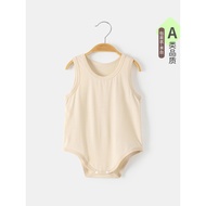 Modal Summer Newborn Baby Sleeveless Vest Thin Triangle Onesie Boy Girl Baby Onesie Pajamas