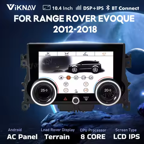 Air Condition Panel 3D Touch Screen For Range Rover Evoque L551 L538 2012-2018 AC Climate Control An