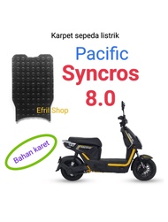 Karpet Sepeda Listrik Pacific Syncros 8.0 Bahan Karet