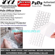 Ultra Thin Clear Soft TPU Keyboard Cover Skin Protector for iMac Wireless Magic Keyboard 1 US Versio