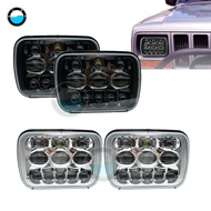 2 pcs 5X7 inch Rectangular Sealed Beam LED Headlight for H6014 H6052 H6054 H6052 Truck 7X6 LED Headl