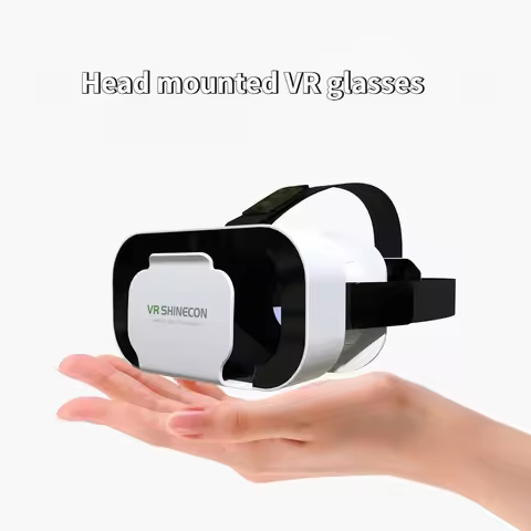 G05 3D VR SHINECON Glasses Headset Headmounted Virtual Reality Adjustable VR Glasses for 4.7-6.3inch