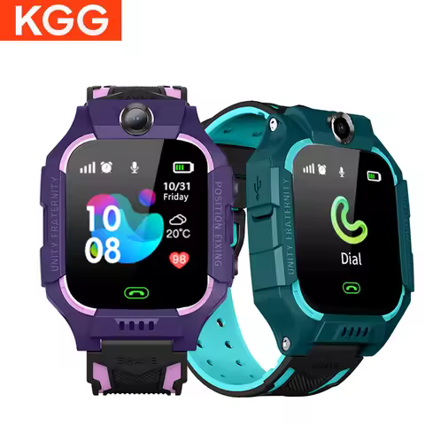 KGG Q19 Kids Smart Watch 2g Sim Card Smartwatch for Children Sos Call Phone Camera Voice Chat Photo 