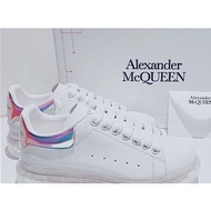 全新購自專櫃 Alexander McQueen麥坤Oversize sneaker小白鞋 36cm