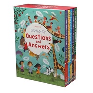 Authentic Usborne Lift-the-flap Questions and Answers - 5 Books Collection