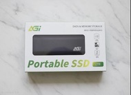 100% new AGI 2TB portable ssd (1000mb/s)