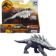 Jurassic World Strike Attack Gastonia Dinosaur Action Figure Toy with Single Strike Action, Movable 