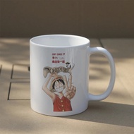 One Piece Monkey D Luffy Cup Glass Mug Cover Comic 02