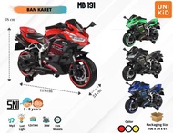 Mainan Anak Motor Aki Unikid MB 191 Ban Karet