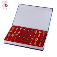 [Baosity] Set of 18pcs Fairy Tail Lucy Celestial Spirit Gate Keys Necklace Pendant