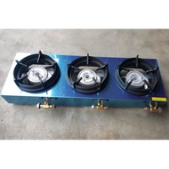 High Pressure Commercial L.P.G 3 Burner Stove