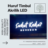 Huruf Timbul Akrilik Lettersign Akrilik Letterbox Outdoor