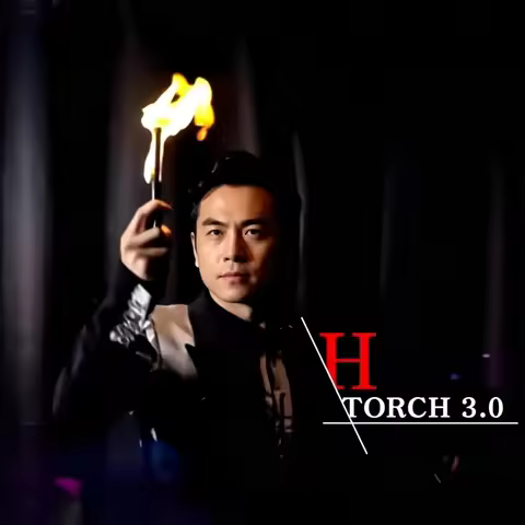 TORCH 3.0 Magic Tricks Instant Fire Appearing/Vanishing Effect Professional Stage Fire Illusions Gim