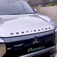Destinator Hood Emblem Huruf Kap Mesin