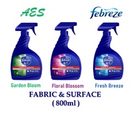 Febreze 2 in 1 Fabric & Surface Antibacterial Disinfectant Spray (800ml) - Garden Bloom / Fresh Bree