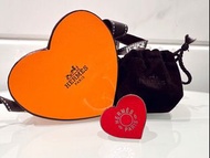 💯全新 Hermes Coeur Laque Scarf Twilly ring 情人節 特別版 紅色 心心 絲巾 扣 全埸唯一