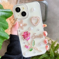 for Xiaomi POCO C65 C55 C51 C50 C41 C40 M6 M5 F6 F5 X6 X5 X4 X3 Pro Diamond Case, 3D Metal Plating R