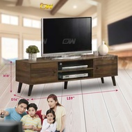 5 FEET TV Cabinet 75 inch / Scandinavian TV Cabinet / Large TV Stand / Rak TV Besar Kayu / Kabinet TV Kayu / Large TV St
