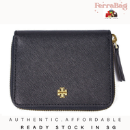 Tory Burch Emerson medium wallet 136098 Black with coin pocket