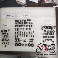 screw set skru set yamaha lc135 handle screw leg shield screw body screw kepala screw bandan screw s