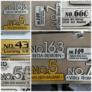 🔥hot 🔥number rumah plate rumah