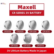 Maxell CR2016 CR2025 CR2032 CR1220 1PCS Button / Coin Cell Lithium Battery